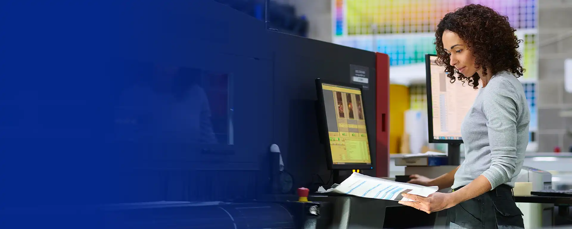 Person working at Data Logistics